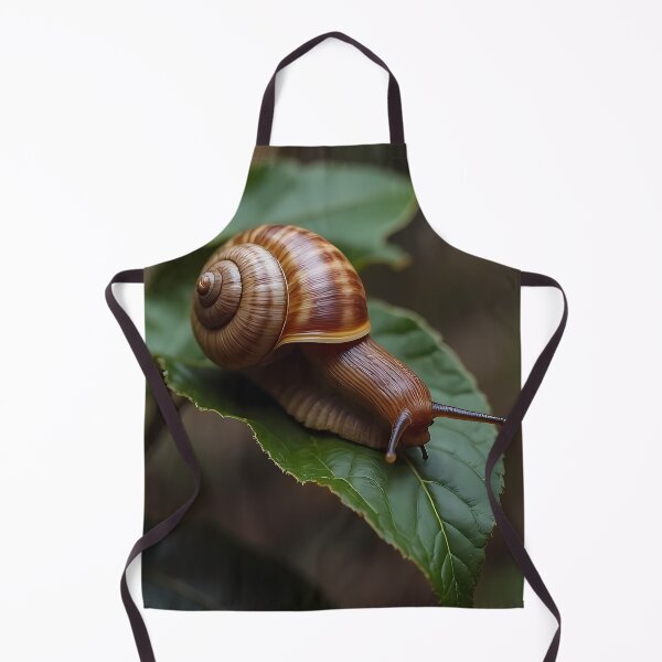 Item preview, Snail on a green leaf designed and sold by Mianku | Für das Leben.