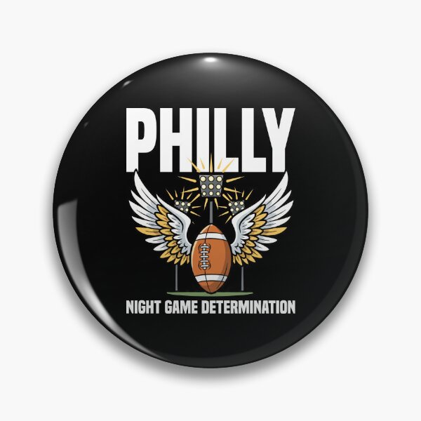 Item preview, PHILLY NIGHT GAME DETERMINATION - PHILADELPHIA FOOTBALL designed and sold by KEF Custom.