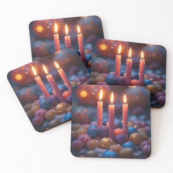 Item preview, Festive candle illumination with sparkling baubles designed and sold by Mianku | Für das Leben.