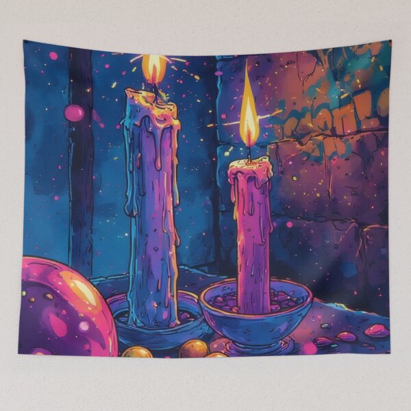 Item preview, Bright candlelight in a dark environment designed and sold by Mianku | Für das Leben.