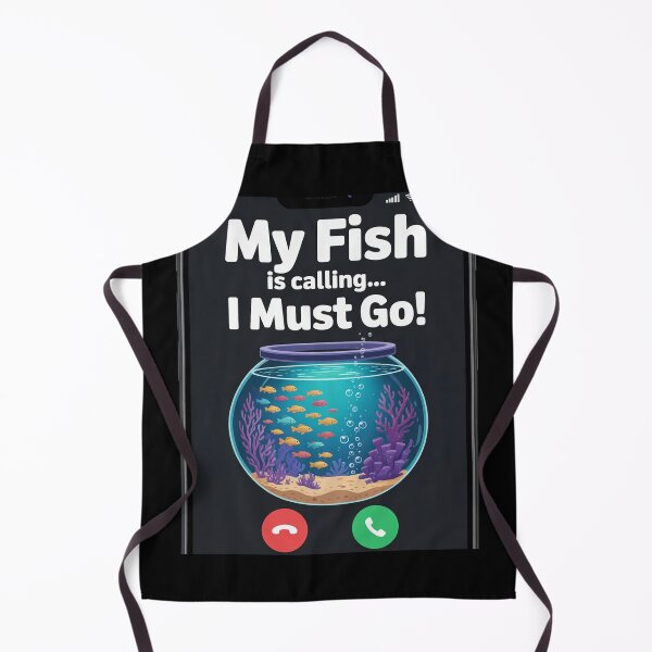 Item preview, My Fish is calling Funny Aquarium Lover Aquarist designed and sold by NailMolisa.