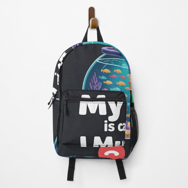 Item preview, My Fish is calling Funny Aquarium Lover Aquarist designed and sold by NailMolisa.