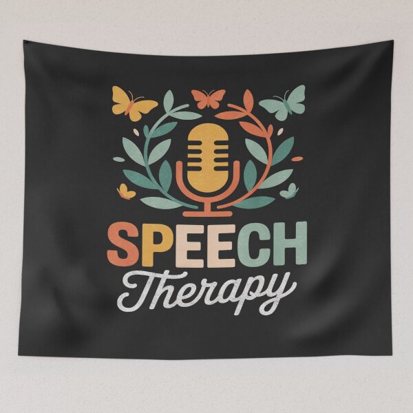Item preview, Speech And Language Therapy Floral SLP Design designed and sold by FreshVibe Prints.