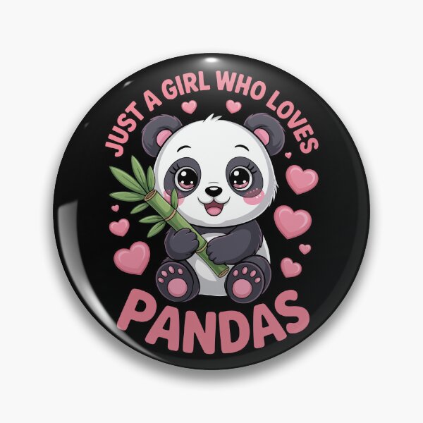 Item preview, JUST A GIRL WHO LOVES PANDAS designed and sold by jkrphoto.