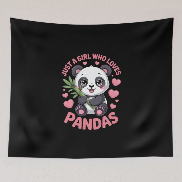 Item preview, JUST A GIRL WHO LOVES PANDAS designed and sold by jkrphoto.