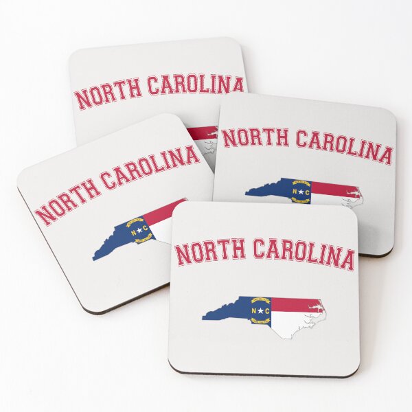 Item preview, Classic North Carolina State Flag Outline - Tar Heel Pride Tee designed and sold by mashmosh.