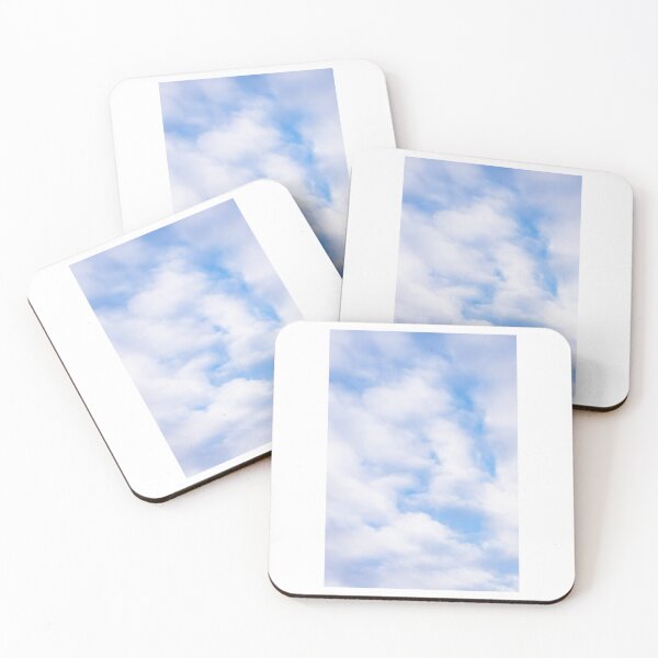 Item preview, Fluffy Clouds In Blue Sky Photographic Print designed and sold by Mother-Nature65.