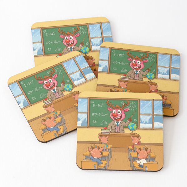 Item preview, Pink reindeer Bubble as a School Teacher designed and sold by GlobalBoom.
