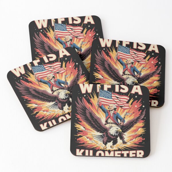 Item preview, WTF Is A Kilometer Funny Patriotic American Freedom 1  designed and sold by NailMolisa.