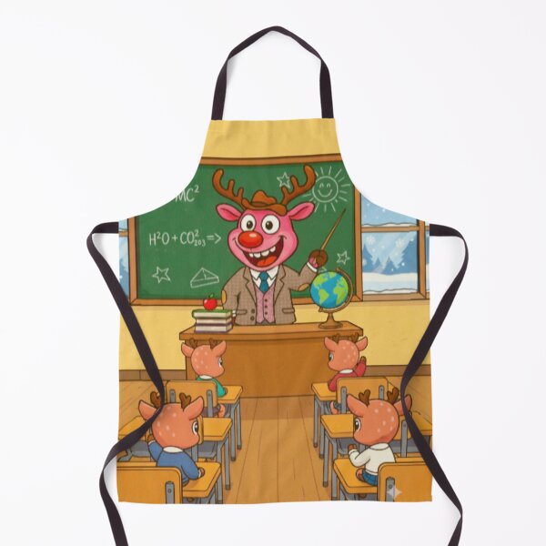 Item preview, Pink reindeer Bubble as a School Teacher designed and sold by GlobalBoom.