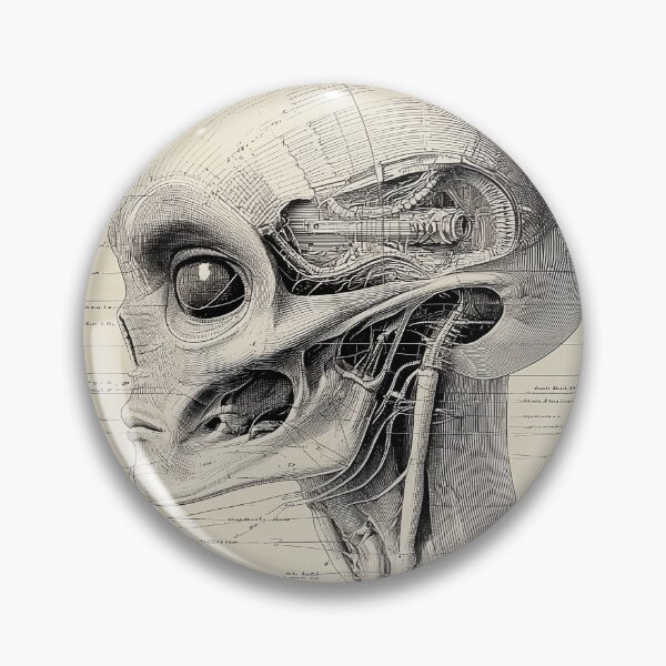 Item preview, Alien Anatomy Diagram designed and sold by lautir.