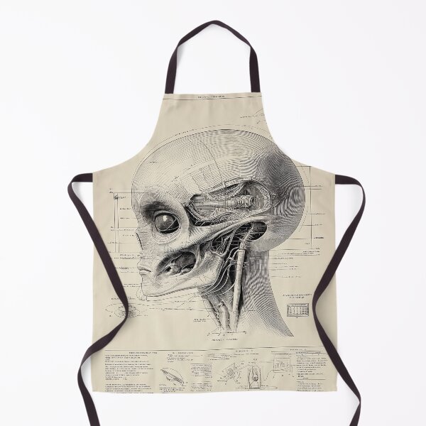 Item preview, Alien Anatomy Diagram designed and sold by lautir.
