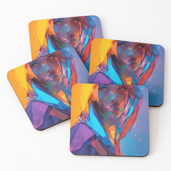 Item preview, Abstract art portrait in harmonious aesthetics. designed and sold by Hot4Shirt.
