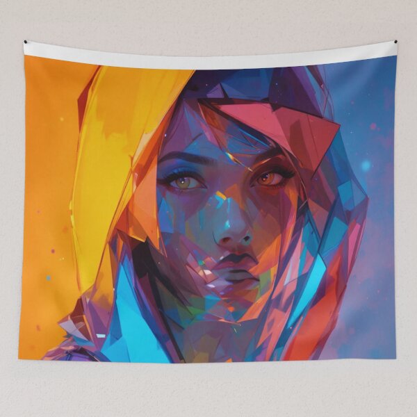 Item preview, Abstract art portrait in harmonious aesthetics. designed and sold by Hot4Shirt.