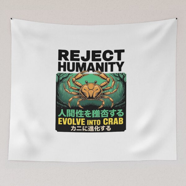 Item preview, Reject Humanity Crab  designed and sold by namibambam.
