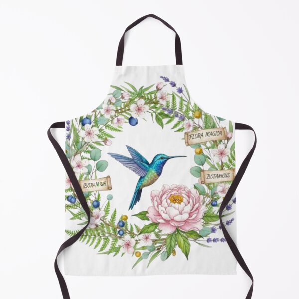 Item preview, Nature's Embrace | Hummingbird Floral Wreath Watercolor designed and sold by MT-Hub | Art for Every Soul.