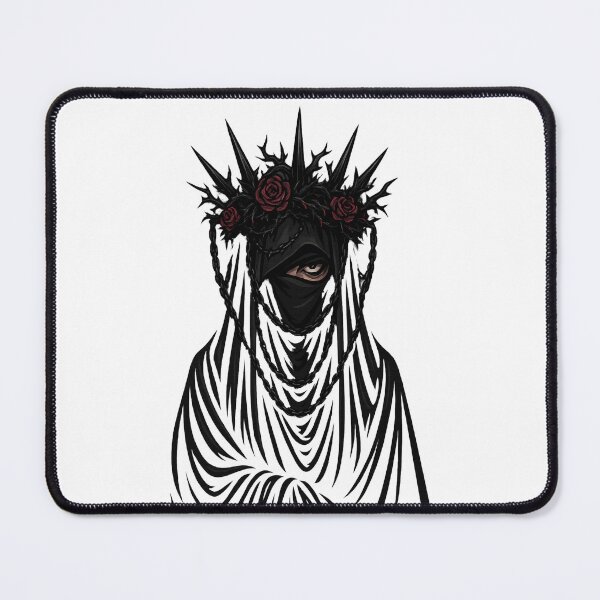 Item preview, Black Cloaked Gothic Figure with Rose Halo designed and sold by AmyDrip.