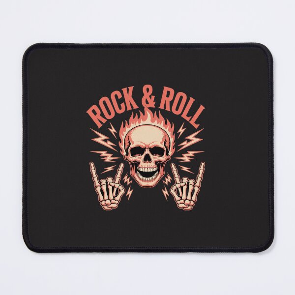 Item preview, Rock & ROLL - Skull Flames Heavy Music Punk designed and sold by TAYLOROUSDALE.