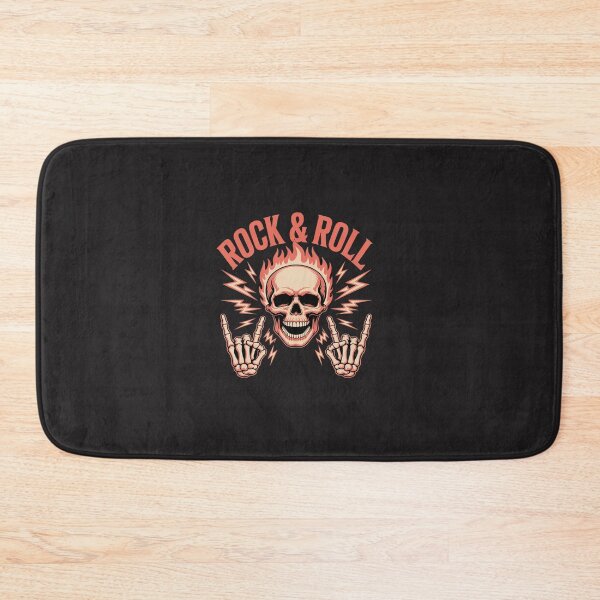 Item preview, Rock & ROLL - Skull Flames Heavy Music Punk designed and sold by TAYLOROUSDALE.