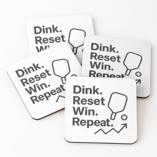 Item preview, Dink. Reset. Win. Repeat. Pickleball Focus Quote designed and sold by techy-rrr.