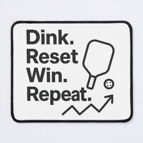 Item preview, Dink. Reset. Win. Repeat. Pickleball Focus Quote designed and sold by techy-rrr.