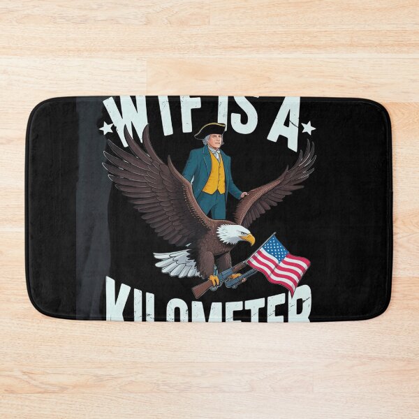 Item preview, WTF Is A Kilometer Funny Patriotic American Freedom 7  designed and sold by NailMolisa.