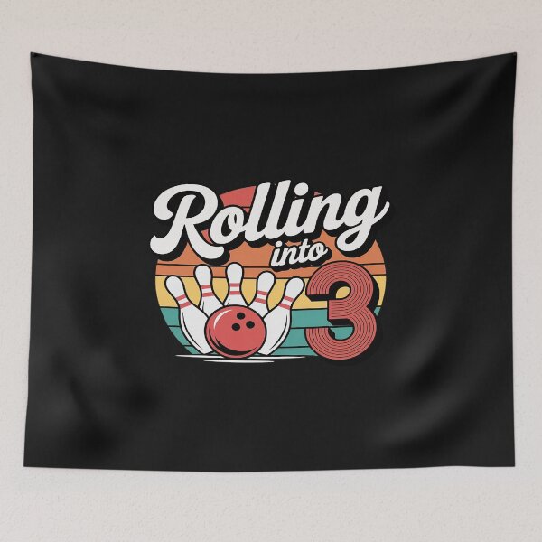 Item preview, Rolling Into 3 Years 3rd Bowling Birthday Party designed and sold by TAYLOROUSDALE.