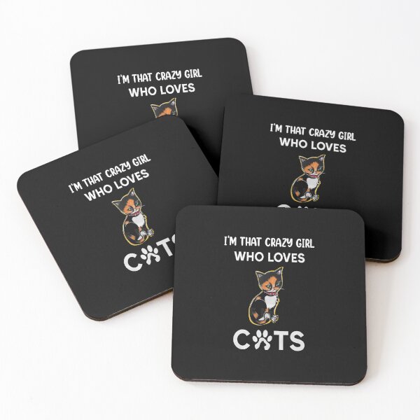 Item preview, Womens I'm That Crazy Girl Who Loves Cats designed and sold by namibambam.