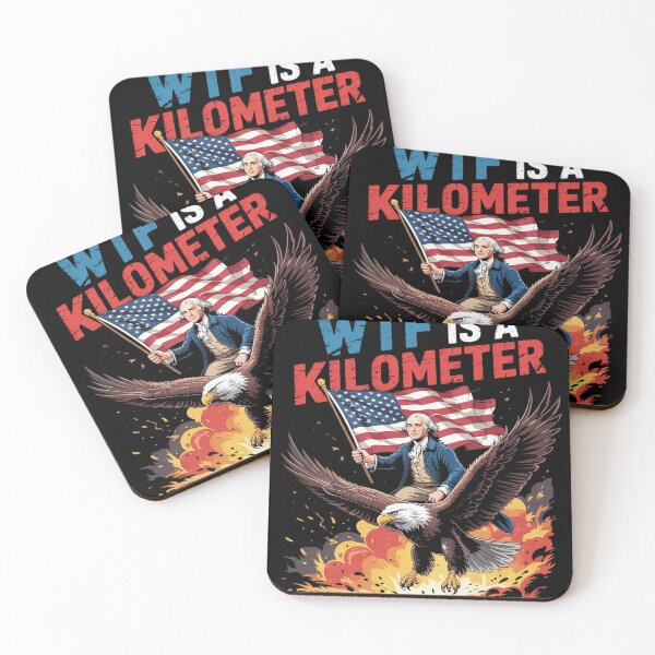 Item preview, WTF Is A Kilometer Funny Patriotic American Freedom3  designed and sold by NailMolisa.