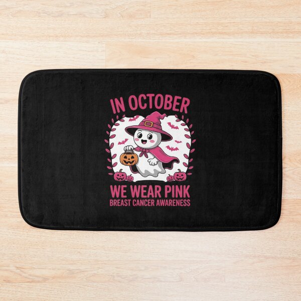 Item preview, October We Wear Pink Breast Cancer Awareness Halloween designed and sold by CultureSpec.