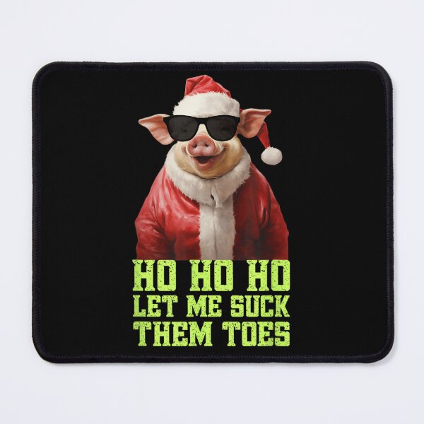 Item preview, Cool Pig In Santa Suit Sunglasses Ho Ho Ho Funny Christmas Quote designed and sold by MassonCalepon.