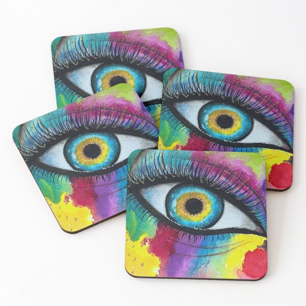 Item preview, Cosmic Gaze | Expressive and Vibrant Art designed and sold by LeidySilvaArt.