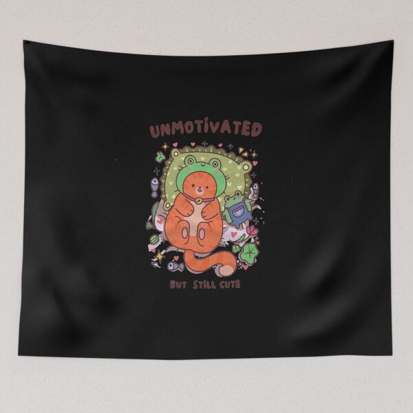 Item preview, Unmotivated but Still Cute designed and sold by TijanaARTSt88.