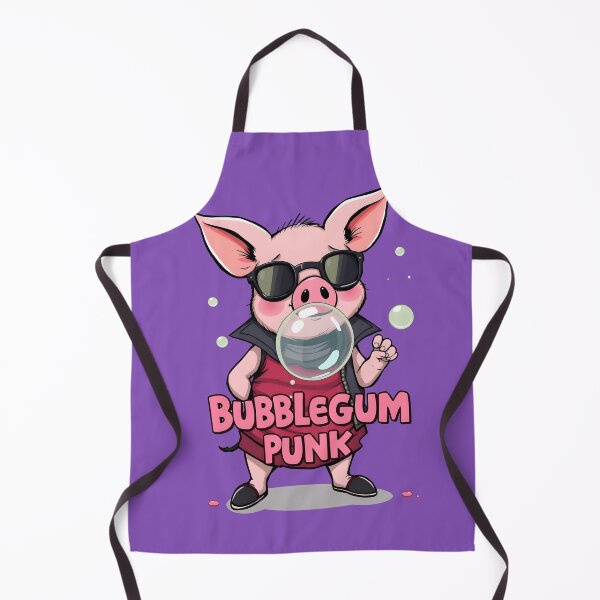 Item preview, Playground Punk Pig Bubblegum Attitude designed and sold by Amplify-n-Co.