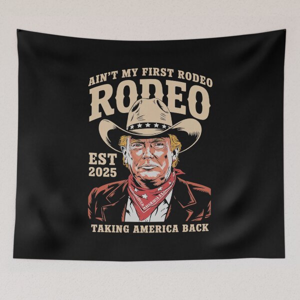 Artikelvorschau, Ist das nicht mein erstes Rodeo? Western Cowboy Lustig Trump entworfen und verkauft von GamtosMintys.