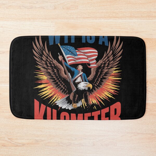 Item preview, WTF Is A Kilometer Funny Patriotic American Freedom5  designed and sold by NailMolisa.