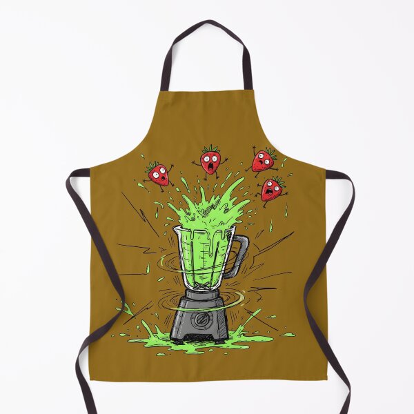 Item preview, Funny Exploding Blender With Terrified Strawberries Cartoon designed and sold by Messy-Marker.