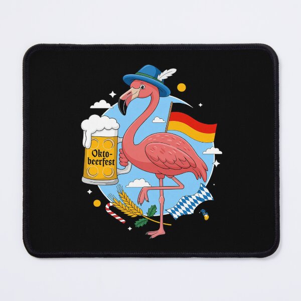 Item preview, Octoberfest Flamingo Beer Germany Brezel Oktoberfest designed and sold by CultureSpec.