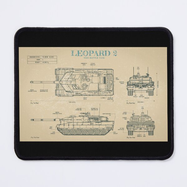 Item preview, LEOPARD 2 Medium Tank (Parchment) designed and sold by BGALAXY.