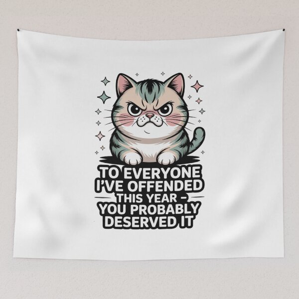 Item preview, To everyone i've offended this year - Grumpy Cat Apology – You Probably Deserved It designed and sold by Tomasz  Siennicki.