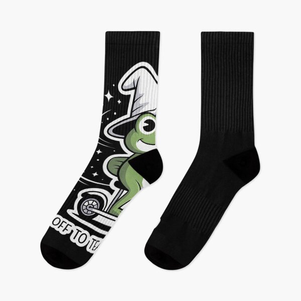 Item preview, Off to Teach Speech Frog Speech Language Pathologist SLP designed and sold by CultureSpec.