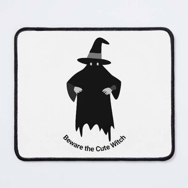 Item preview, Beware the Cute Witch - Simple Shadow Halloween Figure designed and sold by Jirada.
