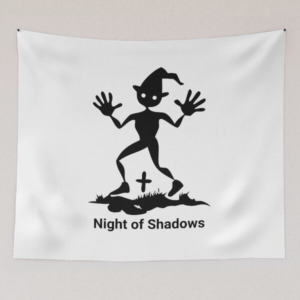 Item preview, Ghostly Glow Up. Spooky Silhouette Ghost and Bats designed and sold by Jirada.