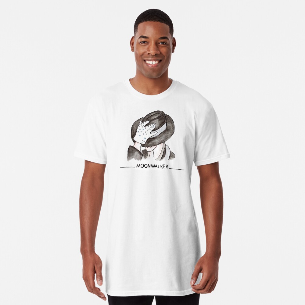 Michael Jackson Moonwalker Artistic Drawing of Hat and Glove | Kids T-Shirt