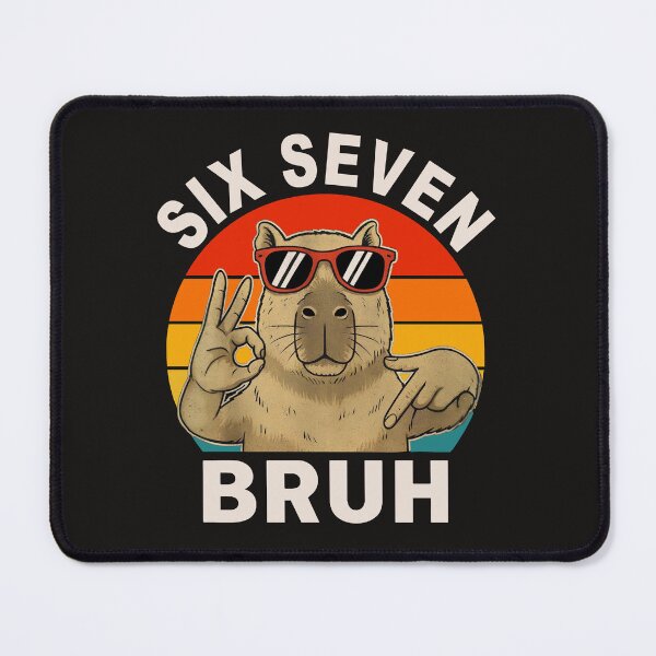 Item preview, Funny Six Seven Bruh Capybara Meme Sunglasses Funny Animal 67 designed and sold by ArmyAbodo.