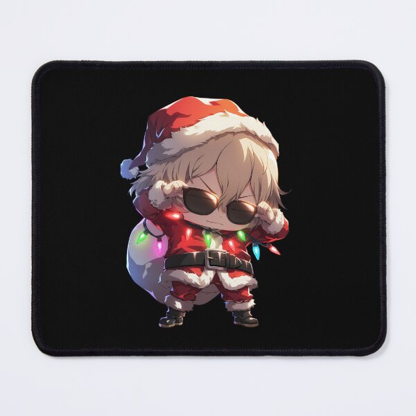 Item preview, Goro Akechi Christmas Persona 5 Game Santa Lights Chibi Red Holiday designed and sold by thedarvills.