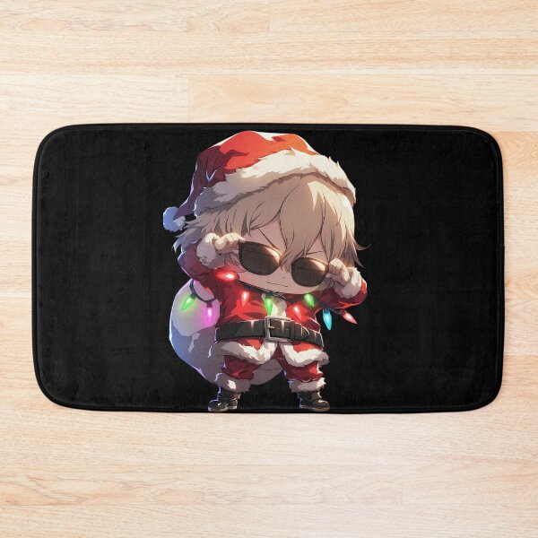 Item preview, Goro Akechi Christmas Persona 5 Game Santa Lights Chibi Red Holiday designed and sold by thedarvills.