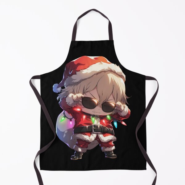 Item preview, Goro Akechi Christmas Persona 5 Game Santa Lights Chibi Red Holiday designed and sold by thedarvills.