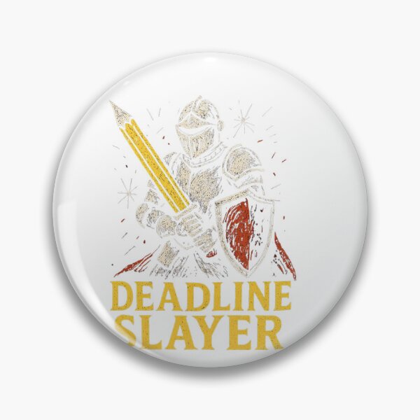 Artikelvorschau, Deadline Slayer Ritter mit Bleistiftschwert – Lustiges Büro-Tassen-Design Klassisches T-Shirt entworfen und verkauft von inkfluenceart.