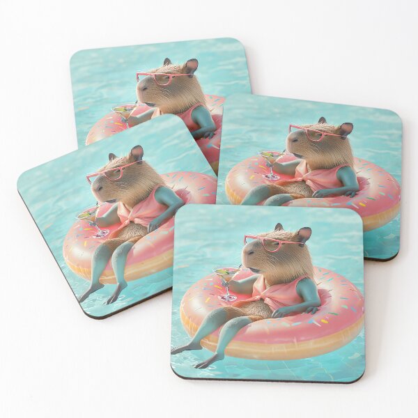 Item preview, Poolside Capy designed and sold by ONYX Pixee.